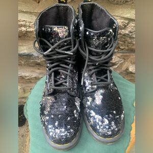 Dr. Martens Sequins Combat boots